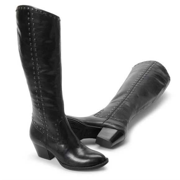 Born Shoes - Born black studded Kamryn Boots